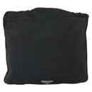 PRADA Shoulder Bag Nylon Black Silver Auth 169431-13