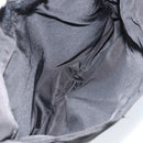 PRADA Schoudertas Nylon Zwart Zilver Auth 169431-23