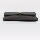Christian Dior Honeycomb Canvas Chain Shoulder Bag PVC Black Gold Auth 169433-5