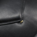 GIVENCHY Hand Bag Leather Black Gold Auth 169440-14