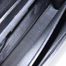 GIVENCHY Hand Bag Leather Black Gold Auth 169440-17