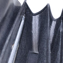 GIVENCHY Hand Bag Leather Black Gold Auth 169440-18