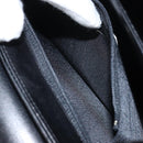 GIVENCHY Hand Bag Leather Black Gold Auth 169440-21