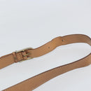 CELINE Macadam Canvas Shoulder Bag PVC Leather Brown Gold Auth 169444-8