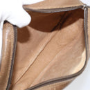 GUCCI GG Supreme Web Sherry Line Clutch Bag PVC Beige Gold 89 01 034 Auth 169447-16