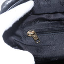 LOEWE Anagram Hand Bag Leather Gold Black Auth 169449-18