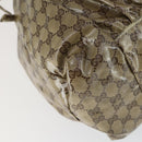 GUCCI GG Crystal Tote Bag Coated Canvas Beige Gold 197022 Auth 169450-11