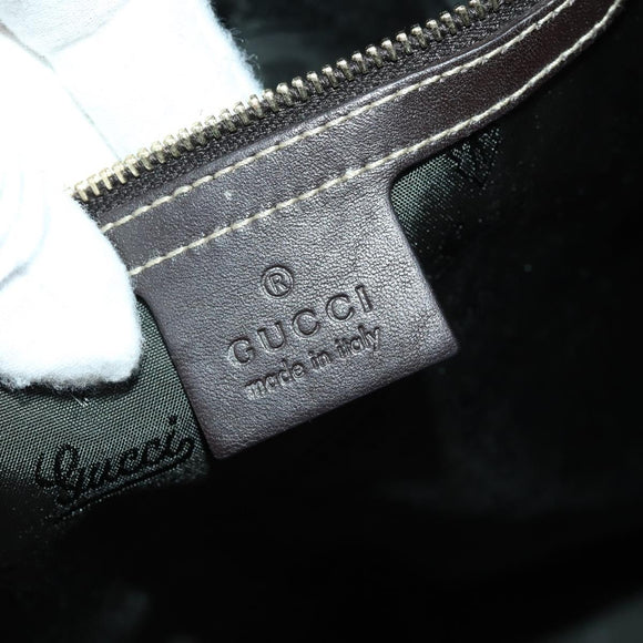 GUCCI GG Crystal Tote Bag Coated Canvas Beige Gold 197022 Auth 169450