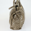 GUCCI GG Crystal Tote Bag Coated Canvas Beige Gold 197022 Auth 169450-5