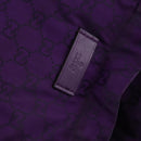 GUCCI GG Canvas Shoulder Bag Nylon Purple 281487 Auth 169451-17