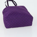 GUCCI GG Canvas Shoulder Bag Nylon Purple 281487 Auth 169451-5