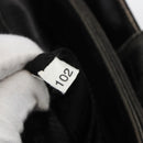 PRADA Tote Bag Nylon Leather Black Silver Auth 169452-12