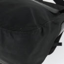 PRADA Shoulder Bag Nylon Black Silver Auth 169454-18