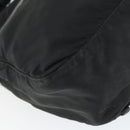 PRADA Shoulder Bag Nylon Black Silver Auth 169454-19