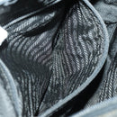 PRADA Shoulder Bag Nylon Black Silver Auth 169454-27