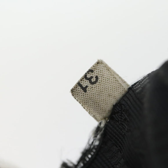 PRADA Shoulder Bag Nylon Black Silver Auth 169454