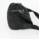 PRADA Shoulder Bag Nylon Black Silver Auth 169454-3