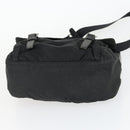 PRADA Shoulder Bag Nylon Black Silver Auth 169454-5