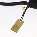 GUCCI GG Canvas Shoulder Bag Black Silver 90646 Auth 169456-14