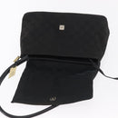 GUCCI GG Canvas Shoulder Bag Black Silver 90646 Auth 169456-16