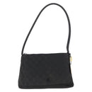 GUCCI GG Canvas Shoulder Bag Black Silver 90646 Auth 169456-2