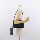 GUCCI GG Canvas Shoulder Bag Black Silver 90646 Auth 169456-25