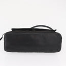 GUCCI GG Canvas Shoulder Bag Black Silver 90646 Auth 169456-9