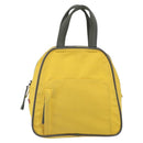 PRADA Sports Hand Bag Nylon Yellow Silver Auth 169459-13