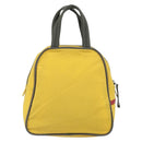 PRADA Sports Hand Bag Nylon Yellow Silver Auth 169459-2