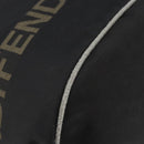 FENDI Tote Bag Nylon Black Auth 169475-13