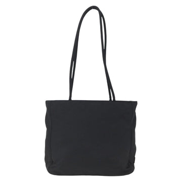 PRADA Tote Bag Nylon Black Silver Auth 169478 - 0