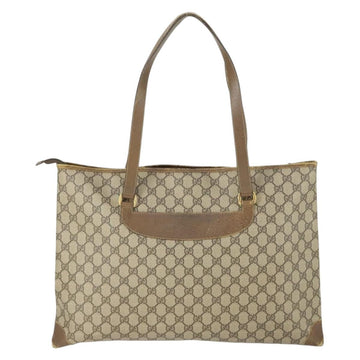 GUCCI GG Supreme Tote Bag PVC Beige Gold 89 02 904 Auth 169480 - 0