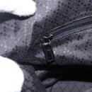 GUCCI Hand Bag Nylon Black Silver Auth 169481-19