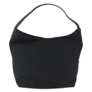 GUCCI Hand Bag Nylon Black Silver Auth 169481-13