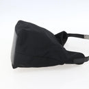 GUCCI Hand Bag Nylon Black Silver Auth 169481-4