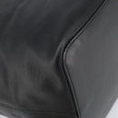 LOEWE Hand Bag Leather Black Silver Auth 169484-14