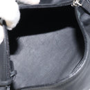 LOEWE Hand Bag Leather Black Silver Auth 169484-12