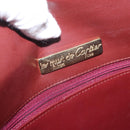CARTIER Must Line Clutch Bag Leather Bordeaux Gold Auth 169489-13