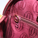 CARTIER Must Line Shoulder Bag Leather Yellow Gold Auth 169494-22