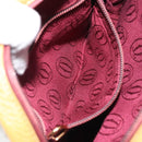 CARTIER Must Line Shoulder Bag Leather Yellow Gold Auth 169494-23