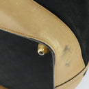 GUCCI GG Canvas Boston Bag Black Gold Auth 169500-11