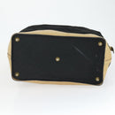 GUCCI GG Canvas Boston Bag Black Gold Auth 169500-8