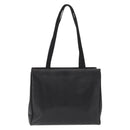 Salvatore Ferragamo Tote Bag Leather Black Gold Auth 169503-3