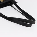 Salvatore Ferragamo Tote Bag Leather Black Gold Auth 169503-7