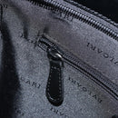 BVLGARI Logo Mania Shoulder Bag Canvas Blue Silver Auth 169505-22