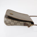 GUCCI GG Plus Supreme Shoulder Bag PVC Beige Gold Auth 169512-3