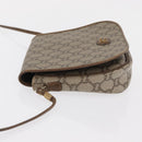 GUCCI GG Plus Supreme Shoulder Bag PVC Beige Gold Auth 169512-4