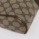 GUCCI GG Canvas Web Sherry Line Clutch Bag Beige 37-014-3553 Auth 169513-10
