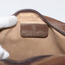 GUCCI GG Canvas Web Sherry Line Clutch Bag Beige 37-014-3553 Auth 169513-13
