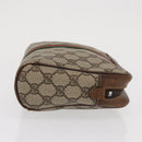 GUCCI GG Canvas Web Sherry Line Clutch Bag Beige 37-014-3553 Auth 169513-4